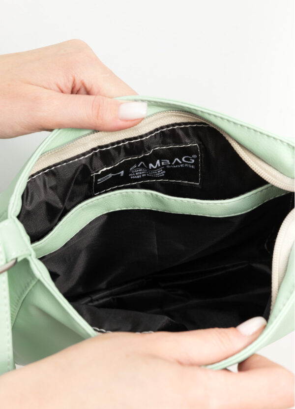 Сумка крос-боді жіноча Sambag Rose Bzn м’ятна