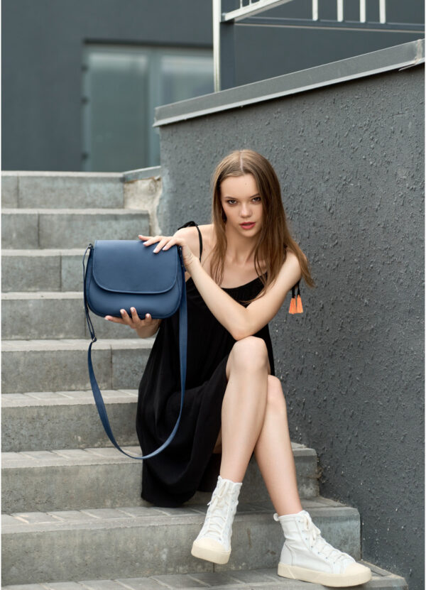 Сумка кросс-боди женская Sambag Rose Bzn нави