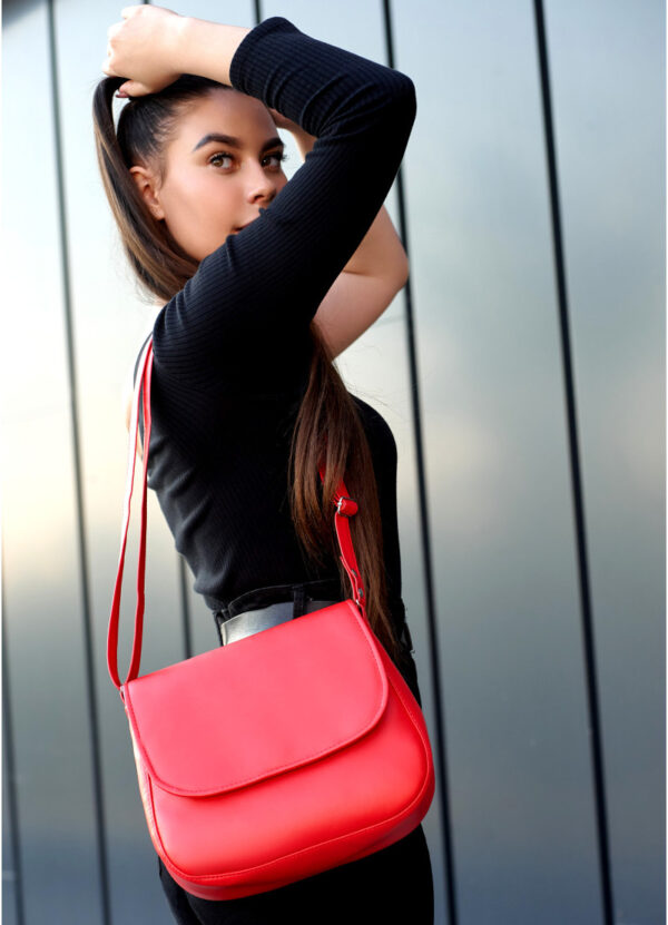 Сумка крос-боді жіноча Sambag Rose Bzn червона