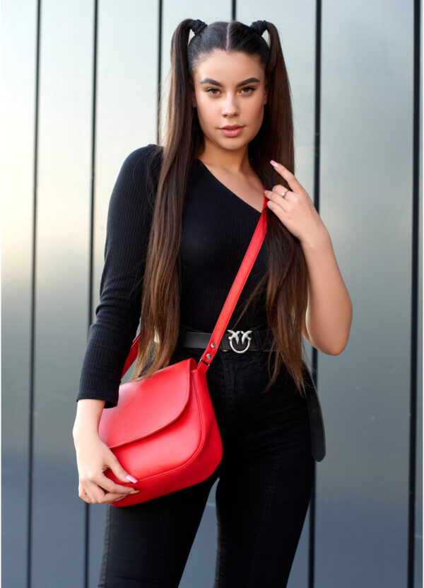 Сумка крос-боді жіноча Sambag Rose Bzn червона