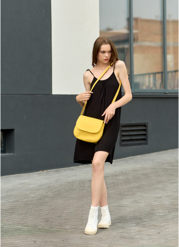 Сумка крос-боді жіноча Sambag Rose Bzn жовта