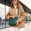 Сумка крос-боді жіноча Sambag Rose зелена