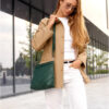 Сумка крос-боді жіноча Sambag Rose зелена