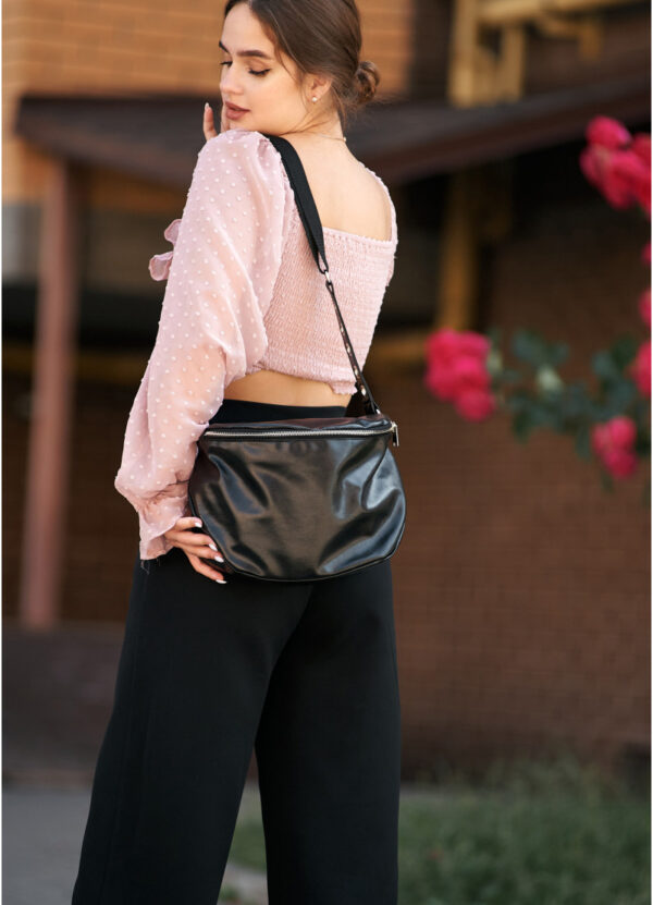 Сумка крос-боді жіноча Sambag Milano чорна