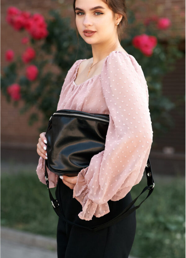 Сумка крос-боді жіноча Sambag Milano чорна