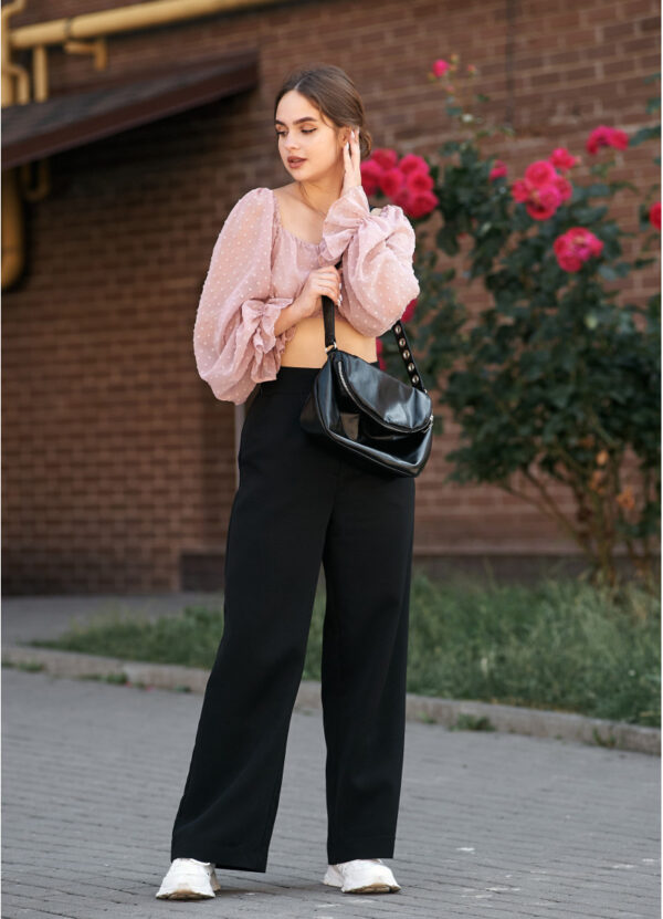 Сумка крос-боді жіноча Sambag Milano чорна