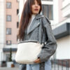 Сумка крос-боді жіноча Sambag Milano молочна