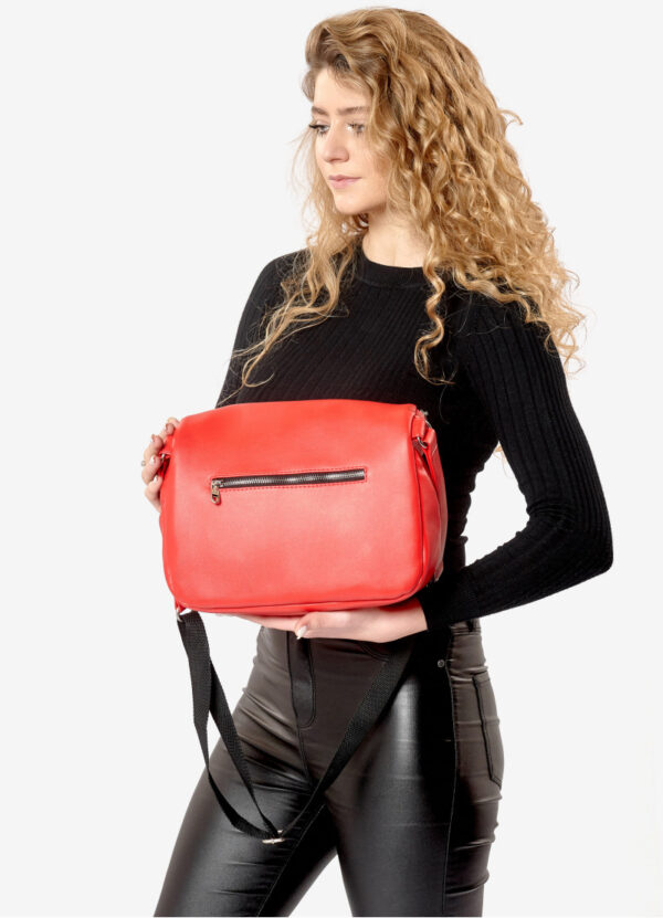 Сумка крос-боді жіноча Sambag Milano червона