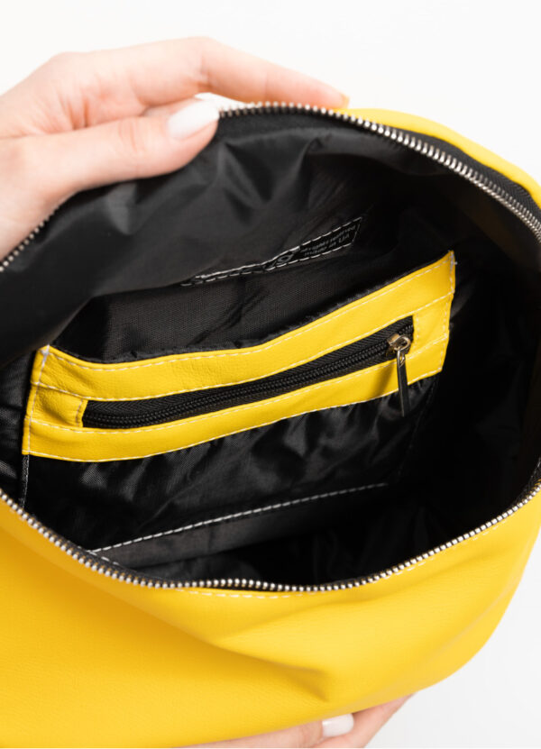 Сумка кросс-боди женская Sambag Milano желтая