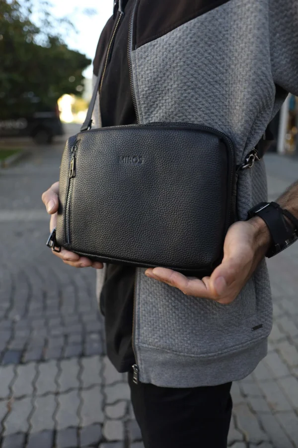 Мессенджер мужской прямоугольный Miros Невада черный