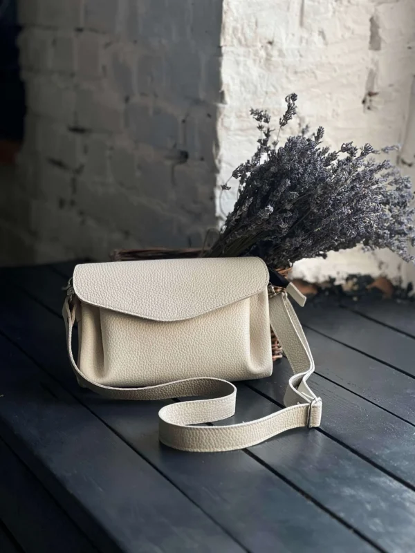 Сумка кросс-боди женская Miros Женева бежевая