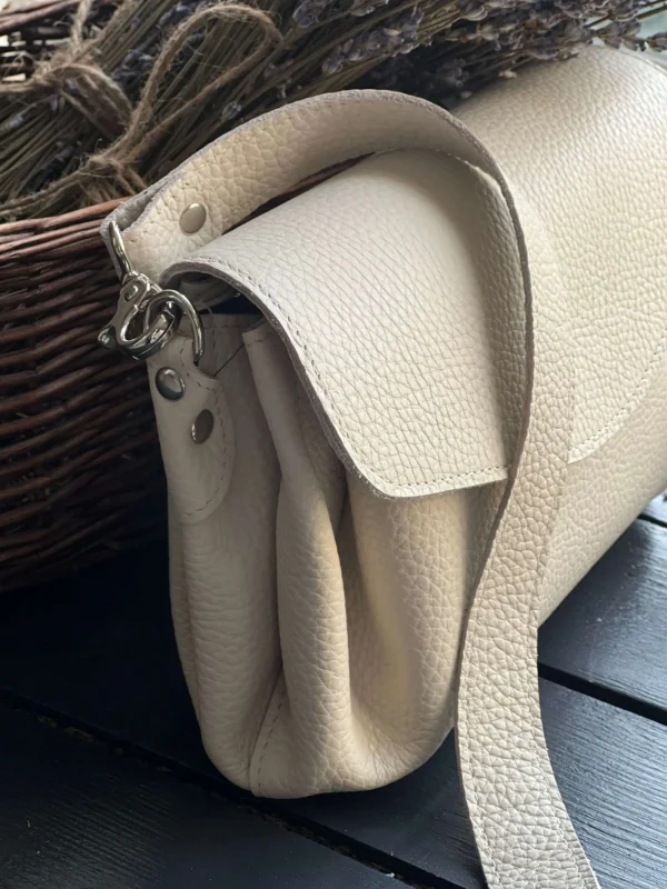 Сумка кросс-боди женская Miros Женева бежевая