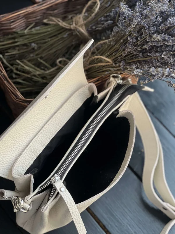 Сумка кросс-боди женская Miros Женева бежевая