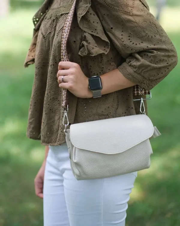 Сумка кросс-боди женская Miros Женева бежевая