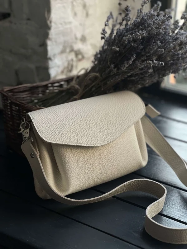 Сумка кросс-боди женская Miros Женева бежевая