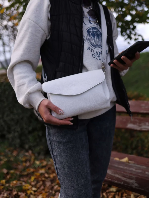 Сумка кросс-боди женская Miros Женева белая