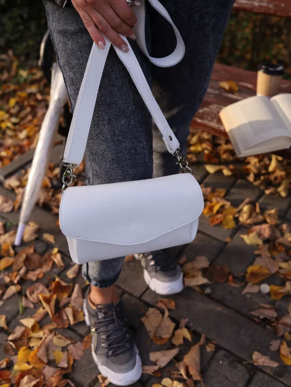 Сумка кросс-боди женская Miros Женева белая