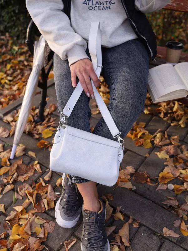 Сумка кросс-боди женская Miros Женева белая