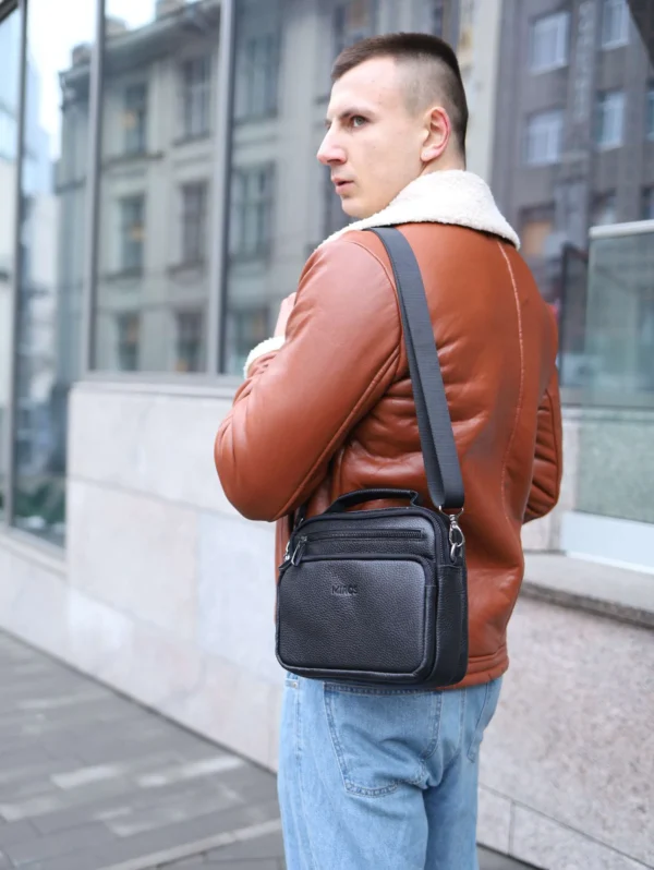 Сумка мессенджер Miros Амстердам черная