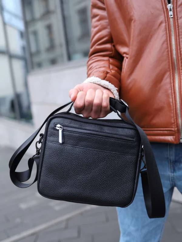 Сумка мессенджер Miros Амстердам черная