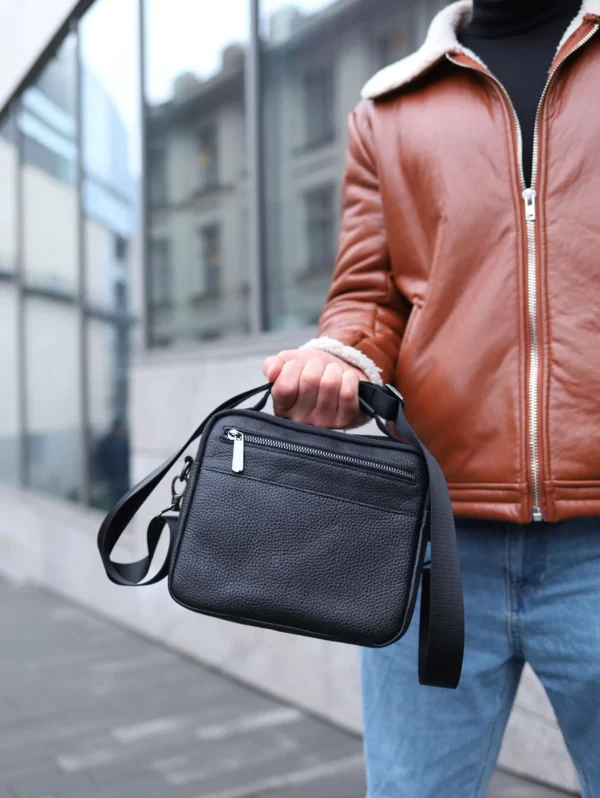 Сумка мессенджер Miros Амстердам черная