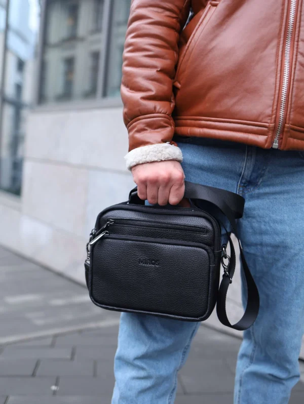 Сумка мессенджер Miros Амстердам черная