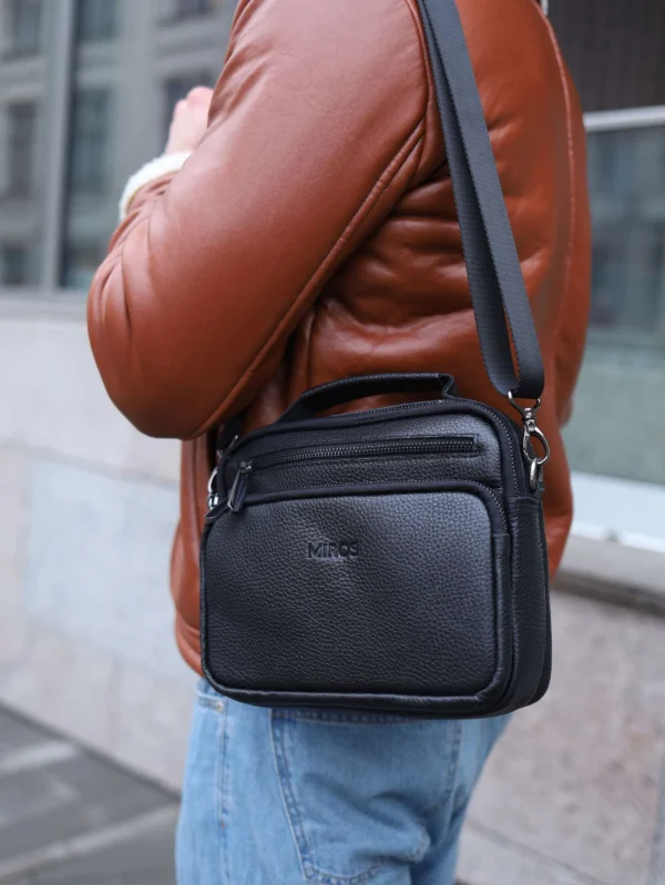 Сумка мессенджер Miros Амстердам черная