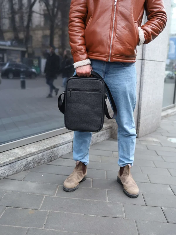 Сумка мессенджер Miros Брюссель черная