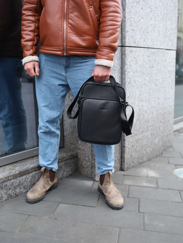 Сумка мессенджер Miros Брюссель черная