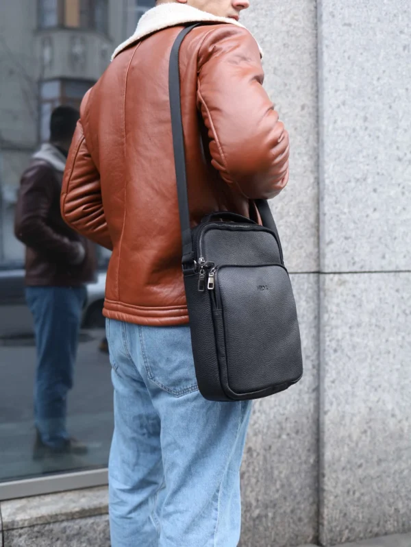 Сумка мессенджер Miros Брюссель черная