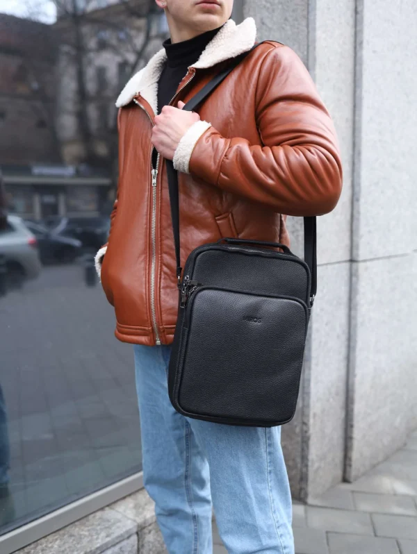 Сумка мессенджер Miros Брюссель черная