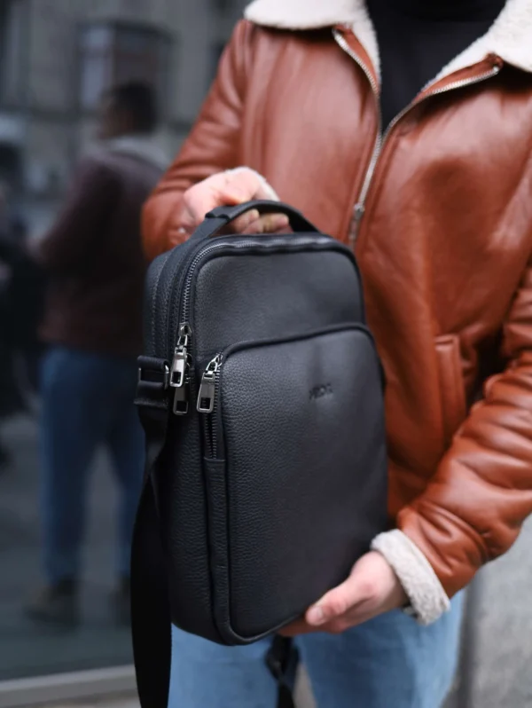 Сумка мессенджер Miros Брюссель черная