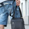 Сумка месенджер чоловіча Miros Антверпен чорна