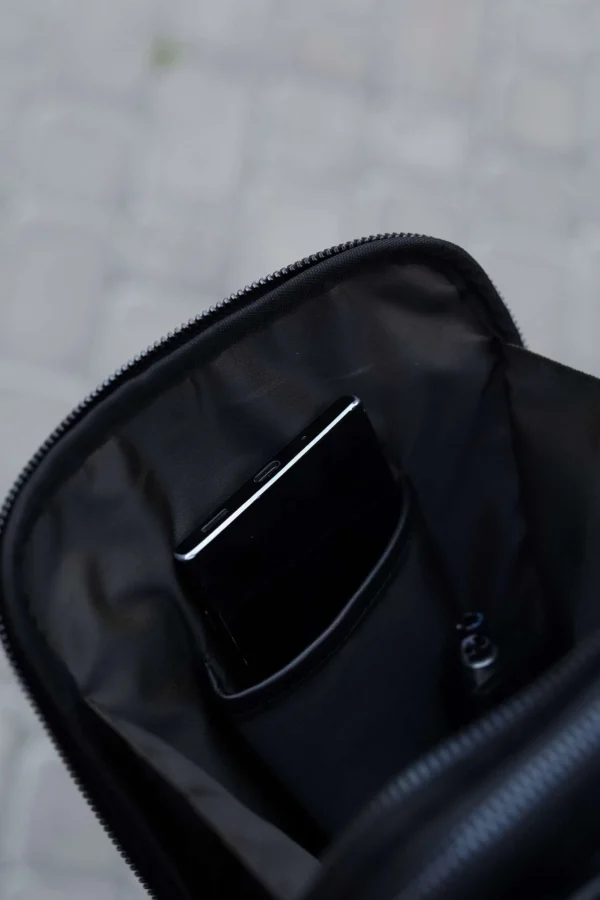 Сумка месенджер чоловіча Miros Антверпен чорна