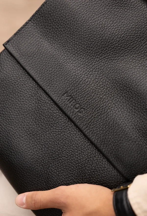 Сумка месенджер чоловіча Miros Лондон чорна