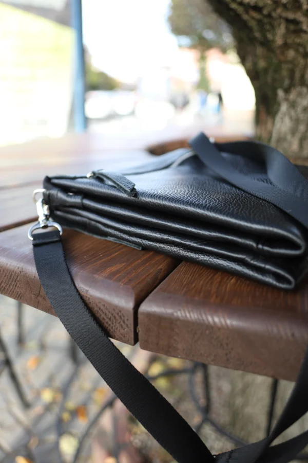 Сумка месенджер чоловіча Miros Лондон чорна