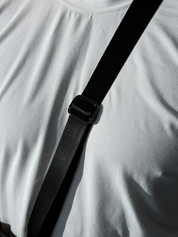 Сумка мужская мессенджер Skill гладкая кожа черная