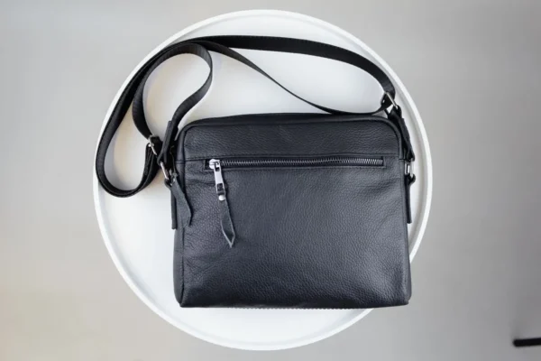 Сумка месенджер чоловіча Skill Slide прямокутна чорна