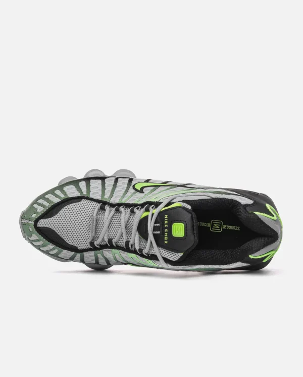 Кроссовки Nike Shox TL Wolf Grey/Lime Blast