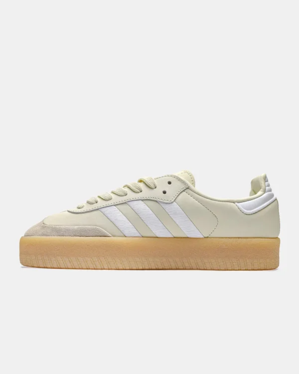 Кроссовки Adidas Sambae White Silver Metallic Gum