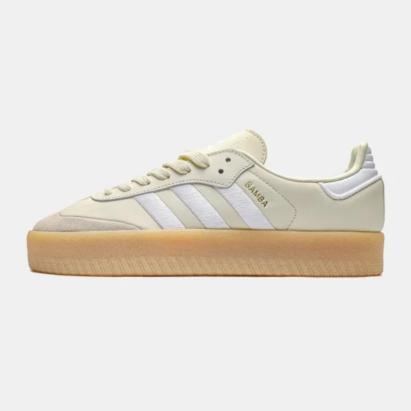 Кроссовки Adidas Sambae White Silver Metallic Gum