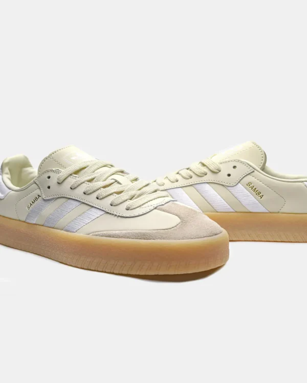 Кроссовки Adidas Sambae White Silver Metallic Gum