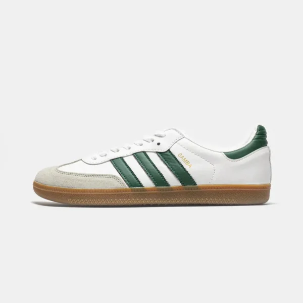 Кроссовки Adidas Samba OG White Collegiate Green Gum