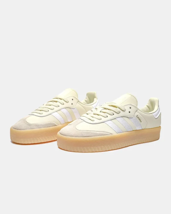 Кроссовки Adidas Sambae White Silver Metallic Gum