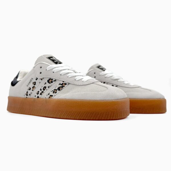 Кроссовки Adidas Wmns Sambae Cream White Leopard
