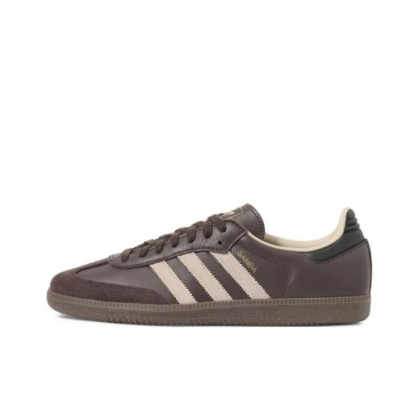 Кроссовки Adidas Originals Samba Og Dark Brown Beige