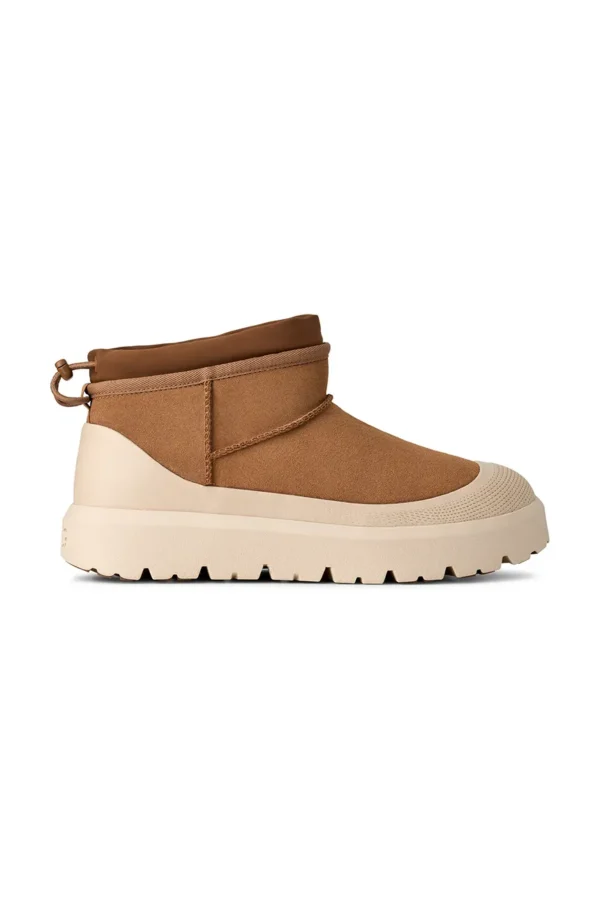 Ботинки UGG Cl Ultra Mini Weather Hybrid Chestnut White
