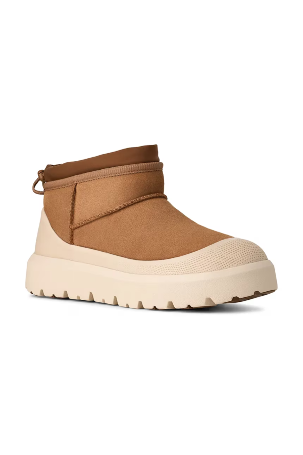 Ботинки UGG Cl Ultra Mini Weather Hybrid Chestnut White