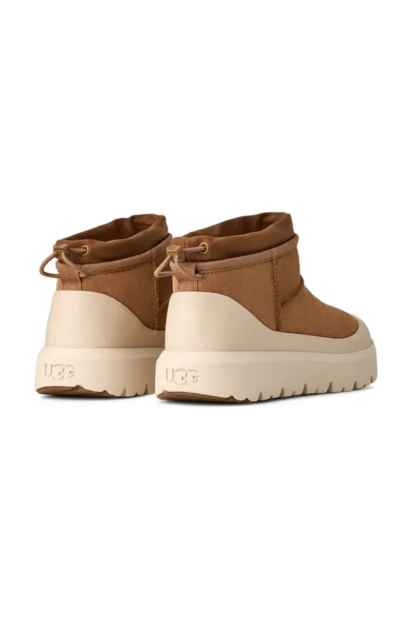 Ботинки UGG Cl Ultra Mini Weather Hybrid Chestnut White